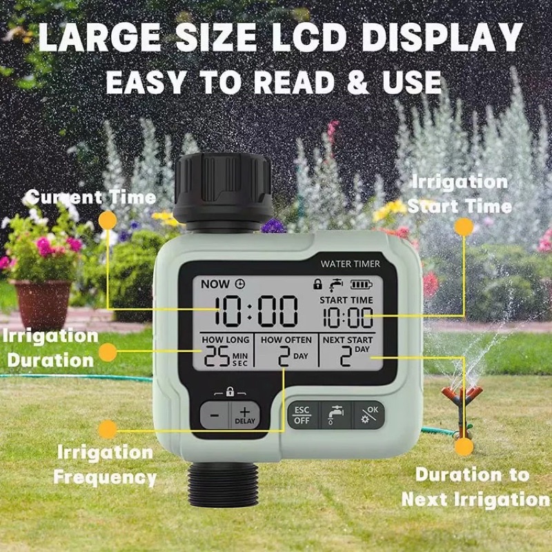 Jual HANCI HCT322 Water Digital Garden Timer Electronic Automatic