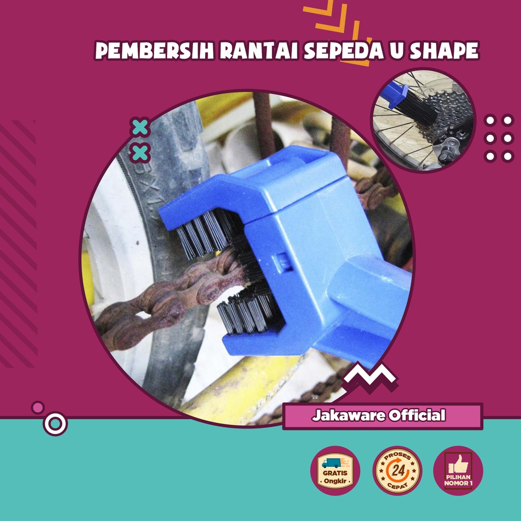Jual PEMBERSIH RANTAI SEPEDA U SHAPE SEPEDAH SIKAT GER MOTOR RANTE GEAR ...