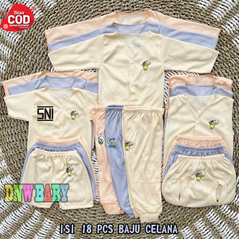 Jual 18 PCS Baju Bayi Baru Lahir Celana Bayi Baju Bayi set Baju Bayi