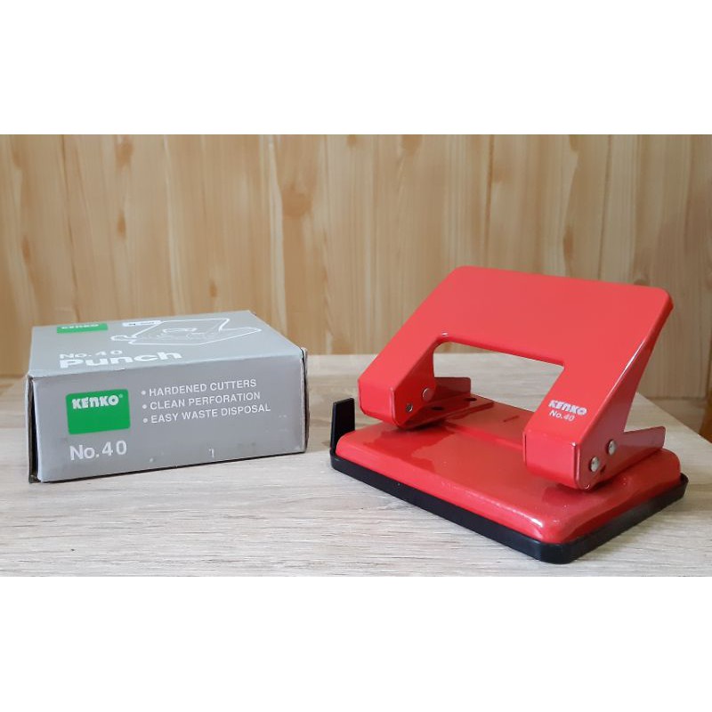 Jual punch no 40 merk kenko / puncher kertas / two hole punch / plong plongan / pembolong