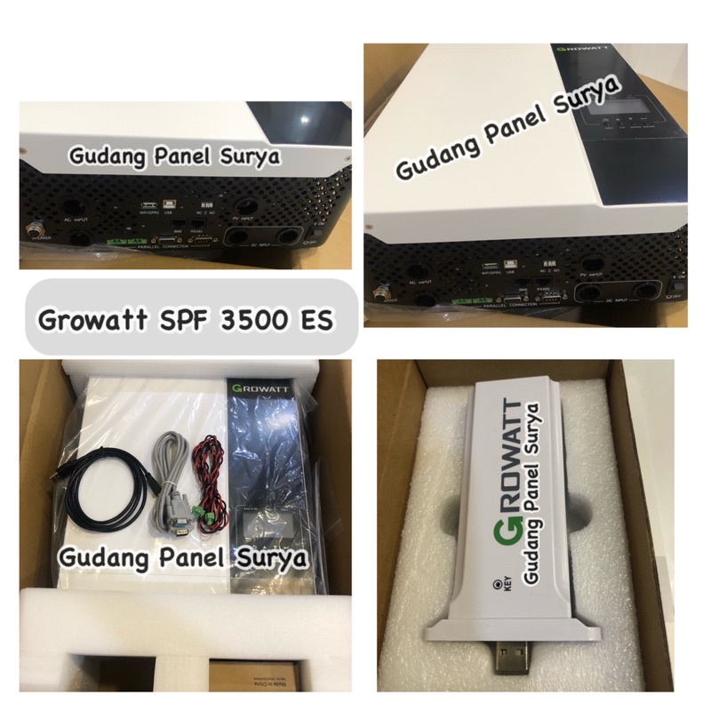 Jual Ready Stok GROWATT Hybrid Off Grid Inverter 3,5kw SPF 3500ES ...