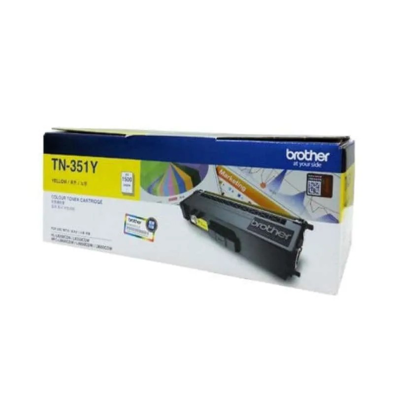 Toner Brother Original TN351 Yellow for HL-L8250CDN, HL-L8350CDW, MFC-L8850CDW - Original Resmi (4)