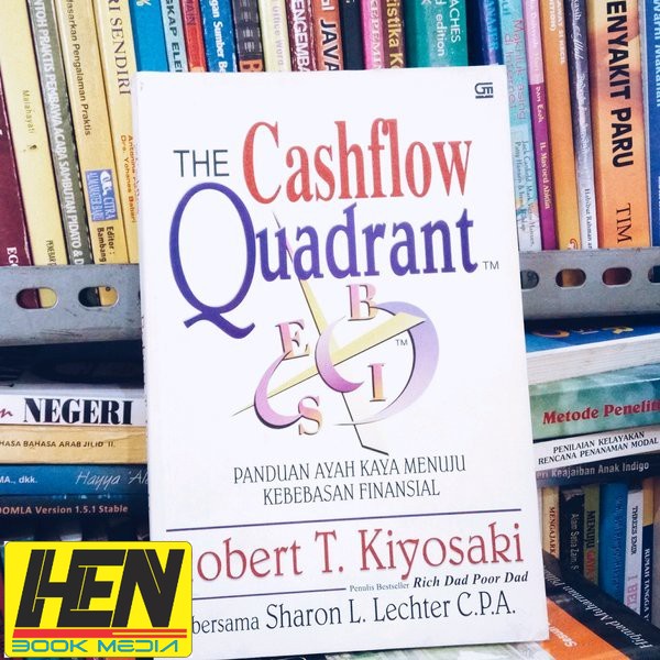 Jual Buku Cashflow Quadrant Terjemahan Bahasa Indonesia Robert T