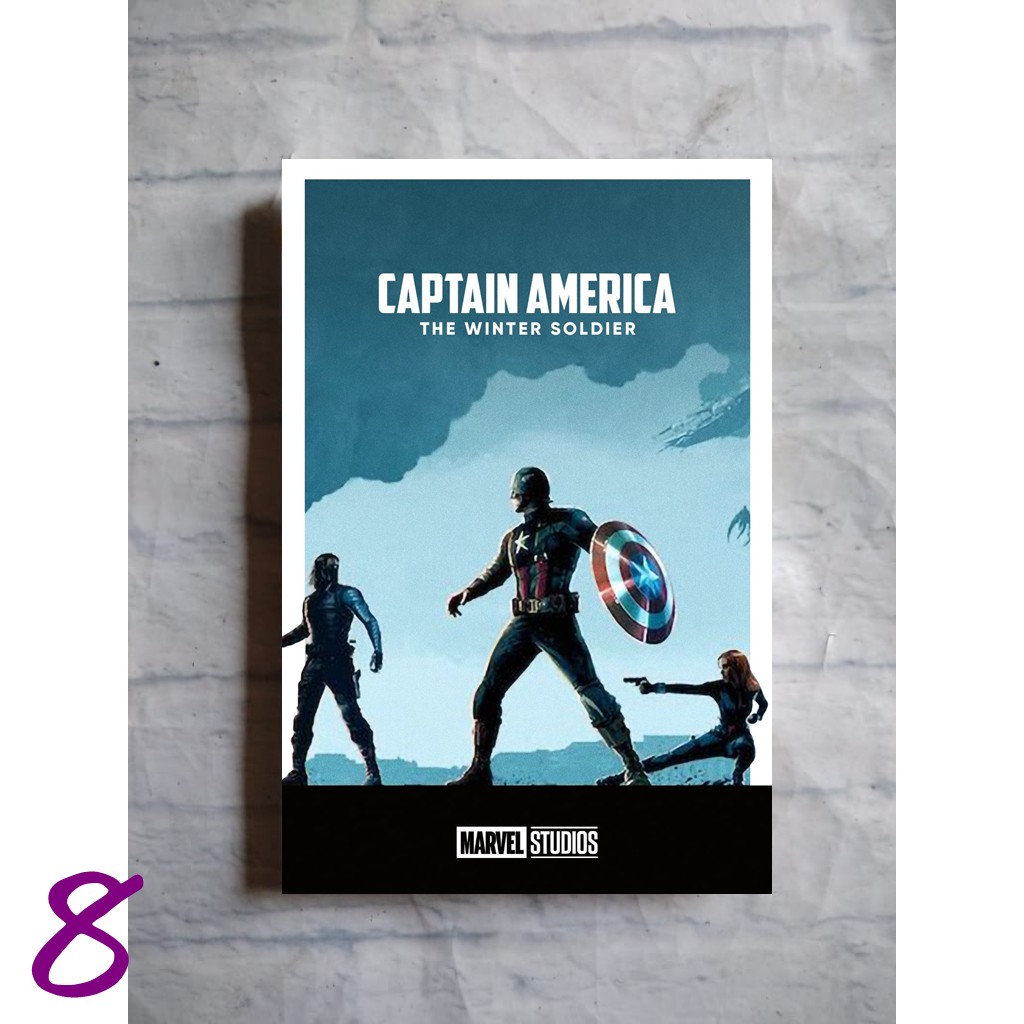 Jual poster film Captain America The Winter Soldier marvel hiasan ...
