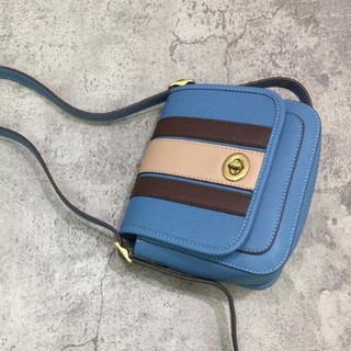 Coach rambler crossbody with varsity online stripe