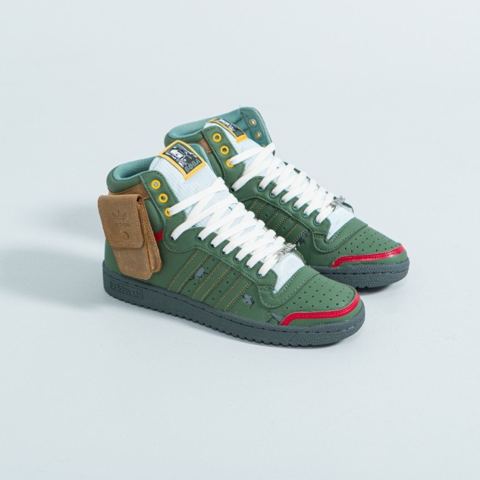 Jual Adidas x Star Wars Top Ten Hi Boba Fett Trace Green ORIGINAL