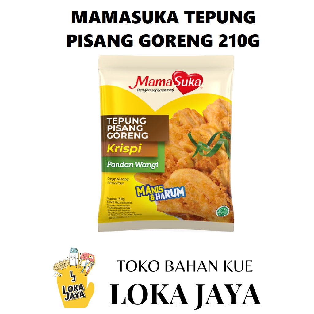 Jual Mamasuka Tepung Pisang Goreng Rasa Pandan Wangi Gr Shopee Indonesia