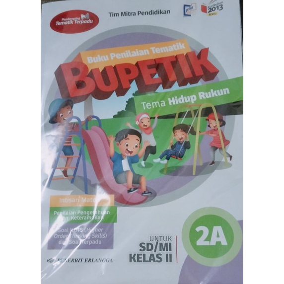 Jual Buku Tematik Bupetik kelas 2 SD Penerbit Erlangga | Shopee Indonesia