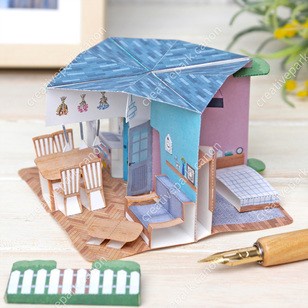 Jual Miniature book House Scandinavian Papercraft | Shopee Indonesia