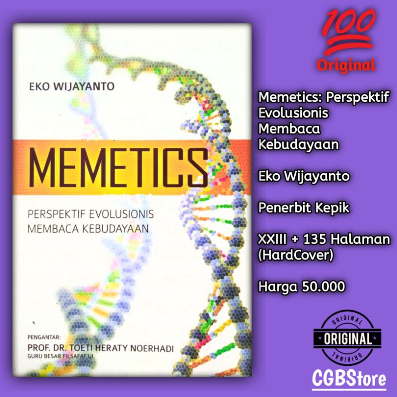 Jual Memetics: Perspektif Evolusionis Membaca Kebudayaan - Eko ...