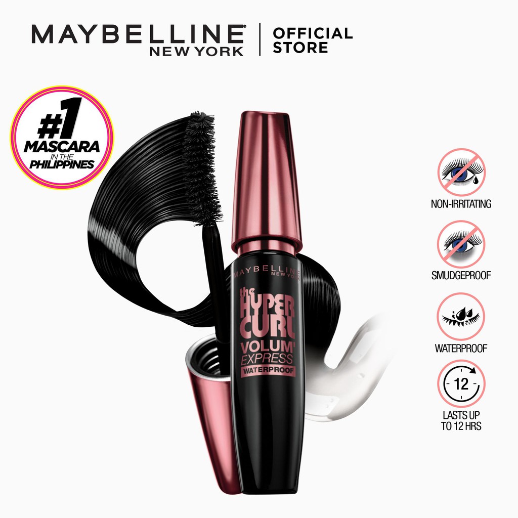 Jual Maybelline Hypercurl Mascara Black 100 Original Shopee Indonesia 2215