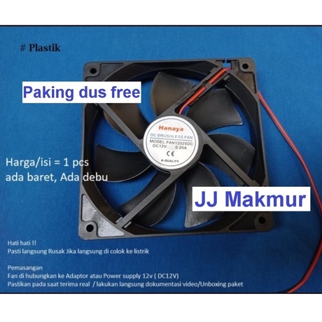 Jual Cooling Fan Dc Brushless Hanaya V Kipas Dc X Cm Hexaust Fan Cm Volt Plastik