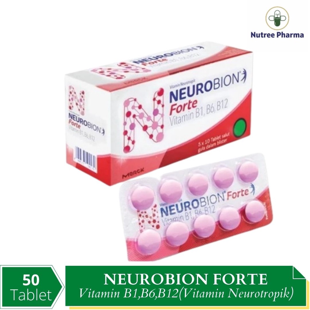 Jual ⚡MURAH & DIJAMIN ORI⚡ Neurobion Forte Box Merah Isi 50 Tablet ...