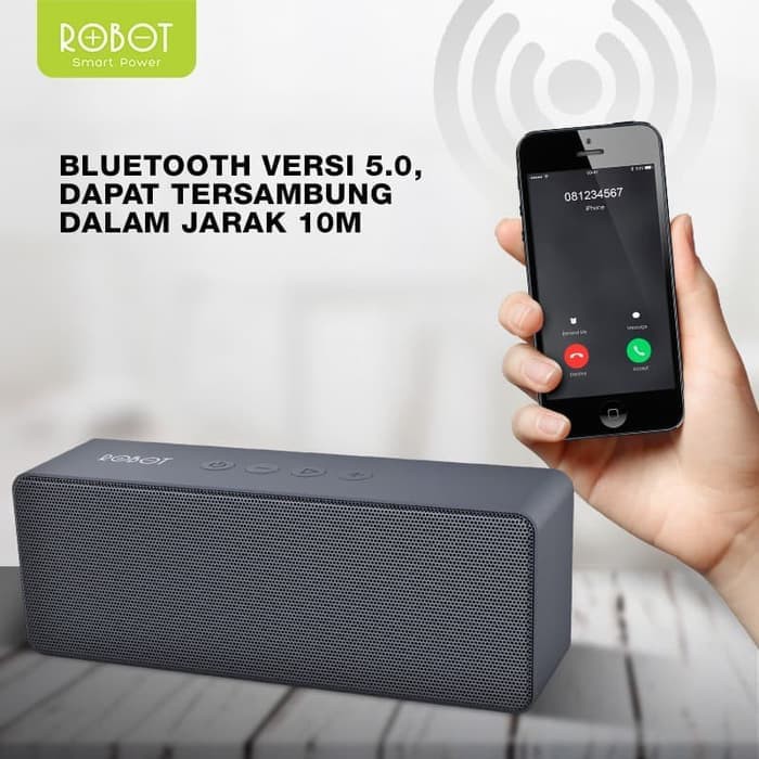 Jual ROBOT RB520 Speaker Bluetooth 10W V5.0 Portable Support Micro SD ...