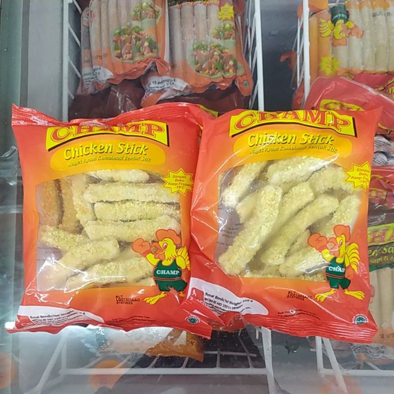 Jual Champ Chicken Nugget Stick Bentuk Stick Gram Shopee Indonesia