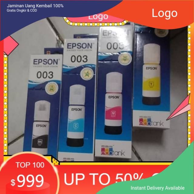 Jual 1 Set Tinta Epson L3110 L3150 L5190 003 Shopee Indonesia 2456