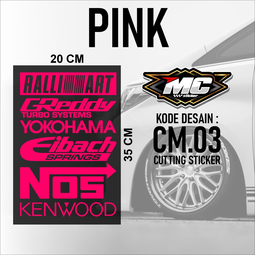 Jual MC Cutting Sticker CM 03 - Aksesoris Mobil Stiker Cutting Sticker ...