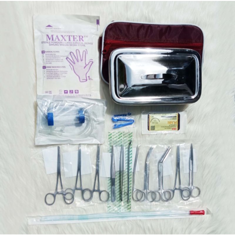 Jual PARTUS SET Paket Komplit 18 item + Bak Instrumen 509 Stainless ...