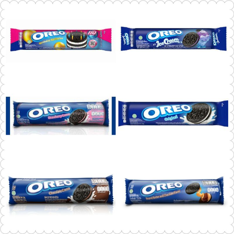 Jual OREO BISKUIT SANDWICH ALL VARIANT 123 grm | Shopee Indonesia