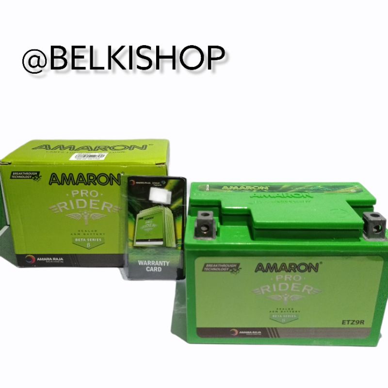 Jual Aki Motor Pulsar 200NS -Honda CBR 600/ 900 ETZ9R/YTX9-BS AMARON MF