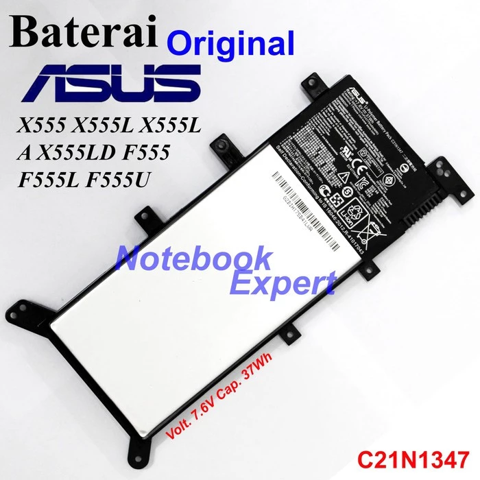 Baterai Laptop Asus X555Q Original Pabrik