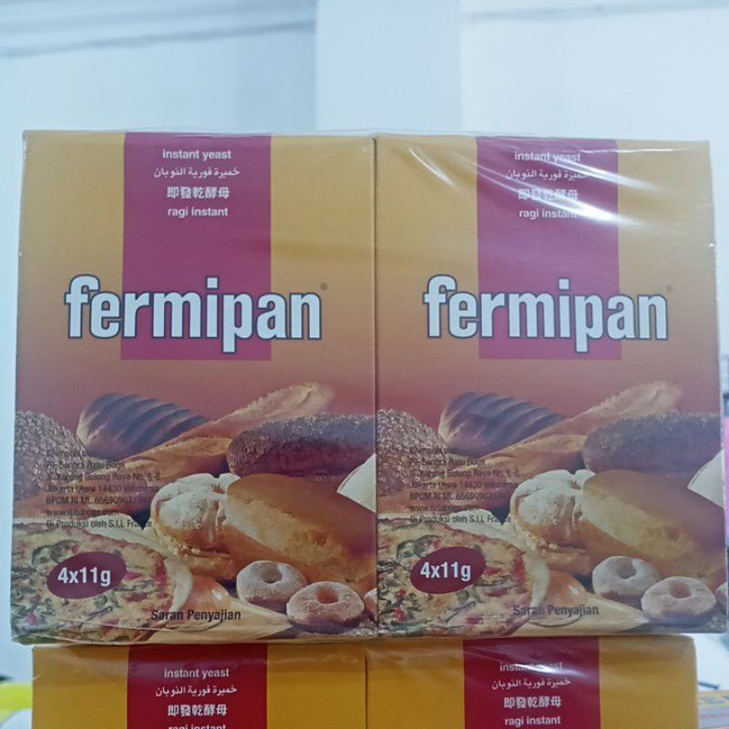Jual fermipan ragi sachet 11gr pengembang roti | Shopee Indonesia
