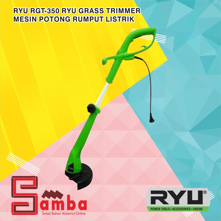 Jual RYU RGT-350 RYU GRASS TRIMMER Mesin potong rumput listrik | Shopee ...