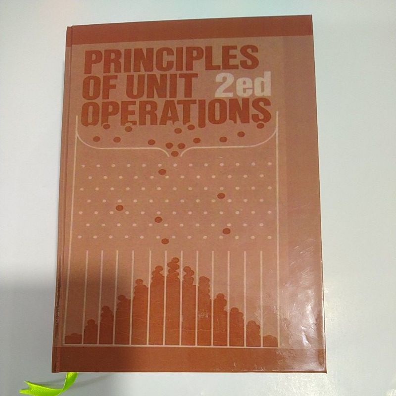 Jual PRINCIPLES OF UNIT OPERATIONS second edition pengarang Alan S ...