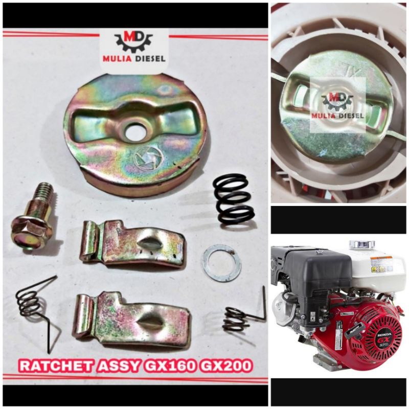Jual Kuku Pawl Besi Ratchet Assy Isi Dalam Recoil Kap Alit Starter