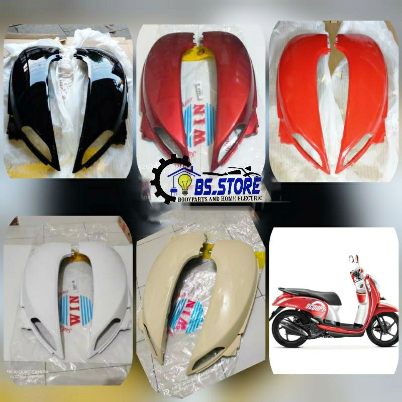 Jual BODY BELAKANG KANAN KIRI HONDA SCOOPY FI 2013 2014 2015 2016 ...
