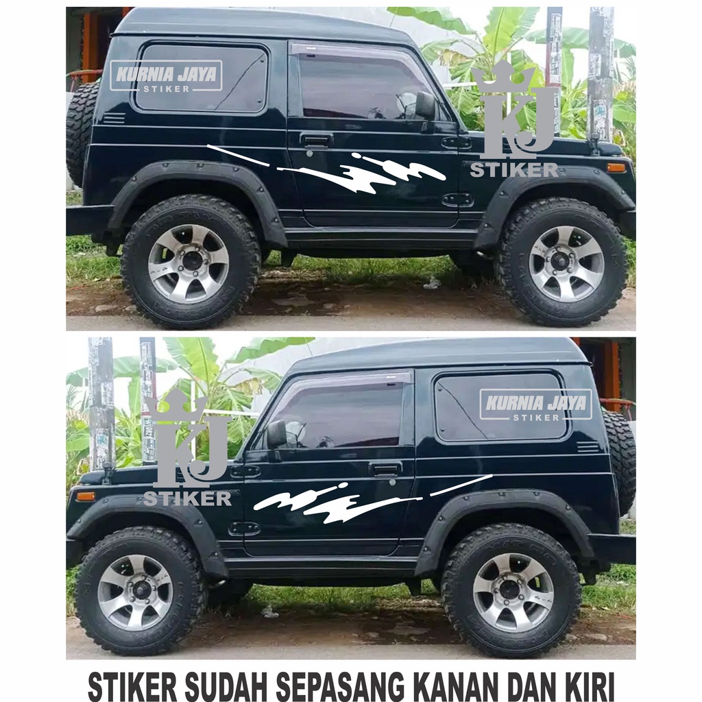 Jual STIKER MOBIL CUTTING STIKER STRIPING MOBIL SUZUKI JIMNY KATANA ...
