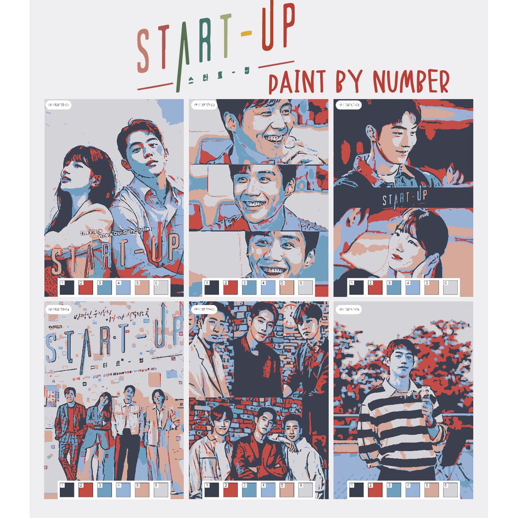 Jual Paint By Number Kit A3, START UP SERIES | Shopee Indonesia