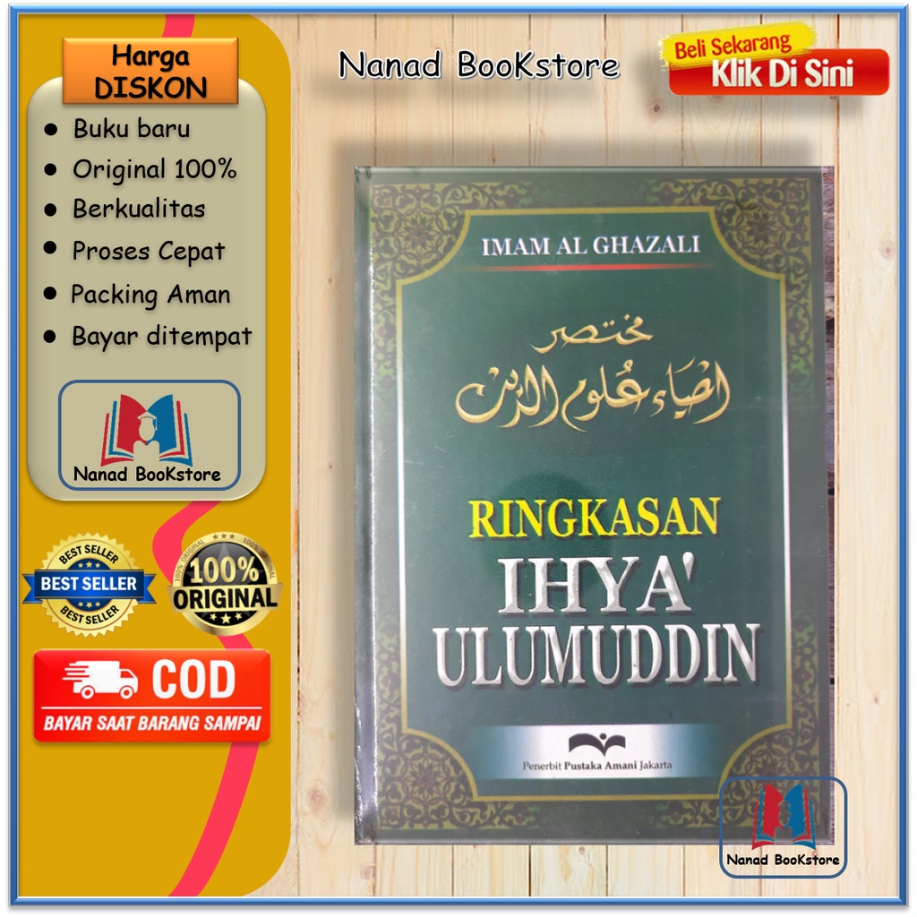 Jual Ringkasan IHYA ULUMUDDIN Imam Al-Ghazali - Pustaka Amani | Shopee ...