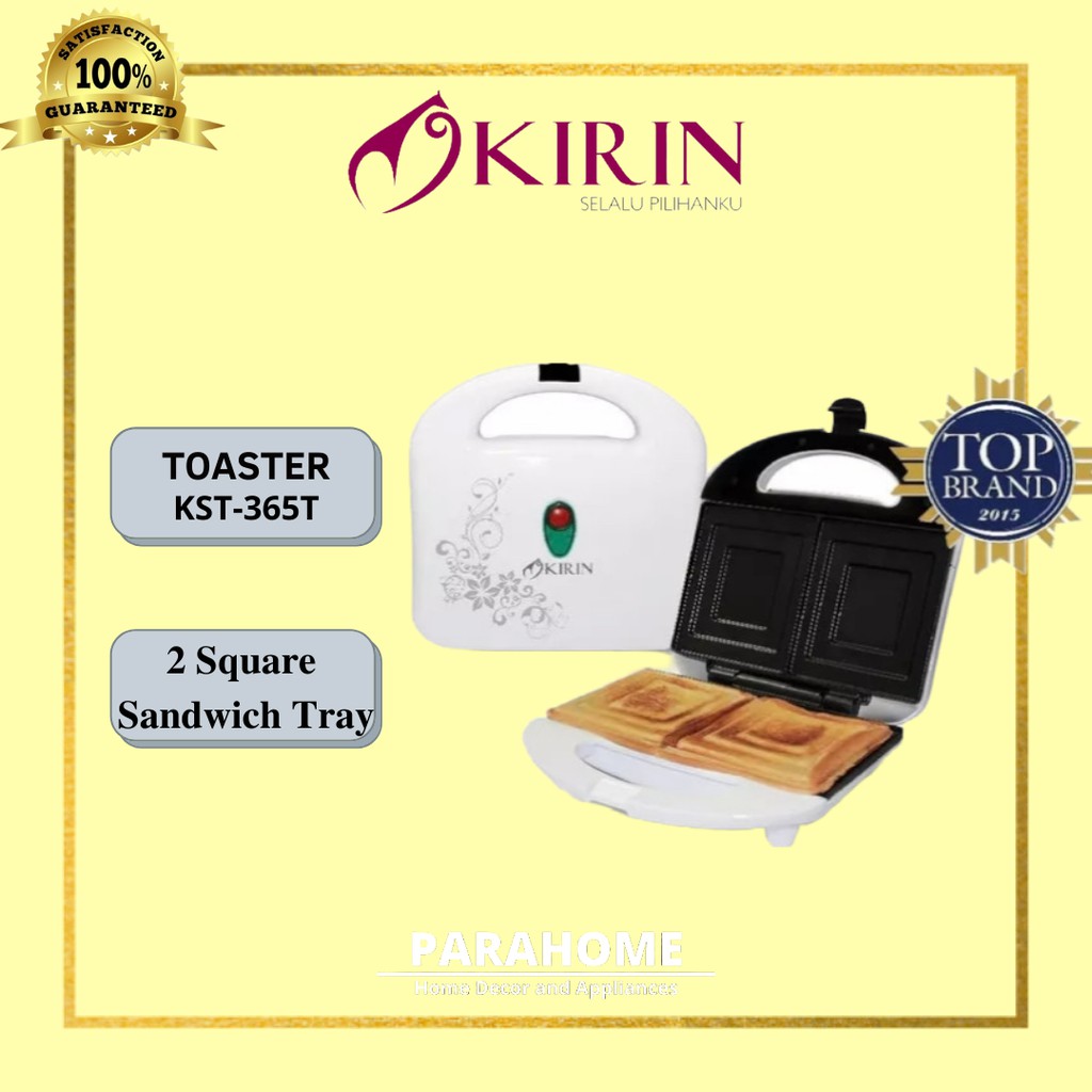 Jual Sandwich Toaster / Pemanggang Roti Kirin KST-365t | Shopee Indonesia