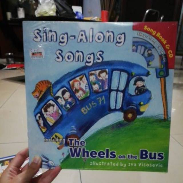 Songs　along　Jual　Sing　Indonesia　the　the　wheels　on　bus　Shopee
