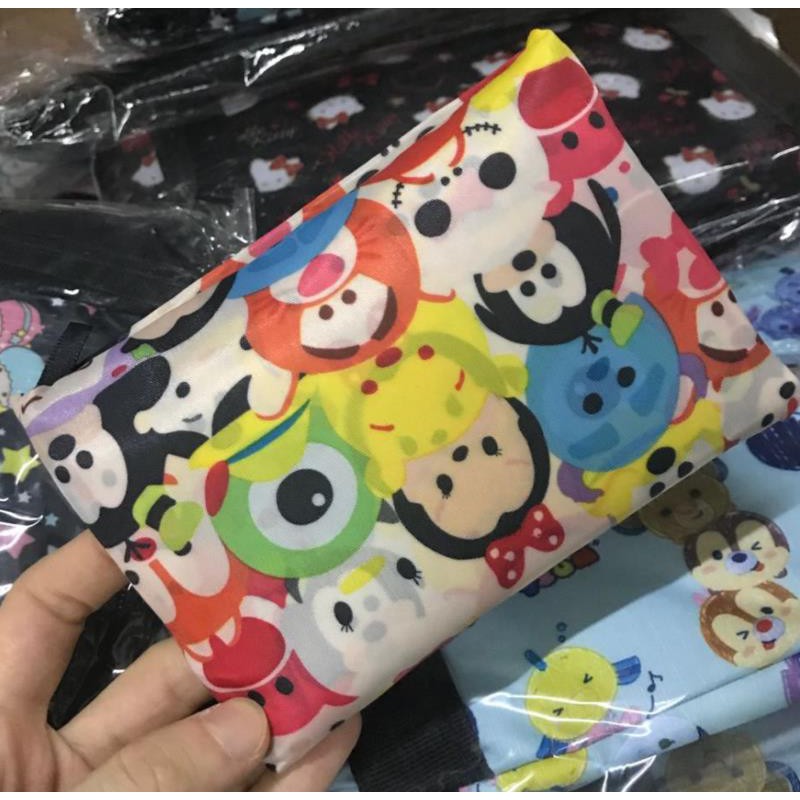 Jual Ukuran Besar Tas Belanja Lipat Serbaguna Motif Karakter Lucu