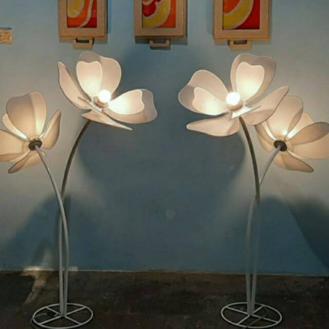 Jual STANDING LAMPU KELOPAK DEKORASI Shopee Indonesia