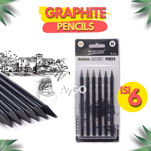 Worison Woodless Graphite Pencils 