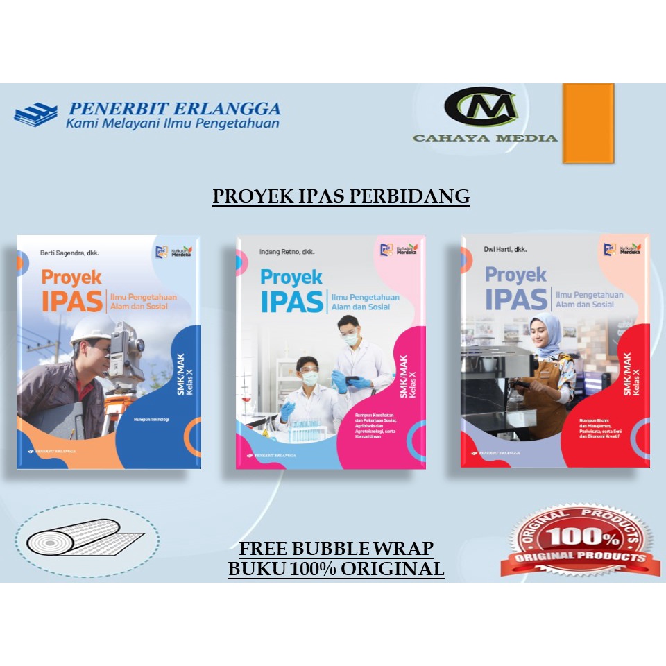 Jual Buku Proyek Ipas Kelas 10 Smk Perbidang Kurikulum Merdeka Original Shopee Indonesia 6895