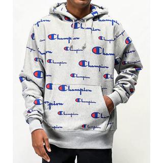 Champion full hot sale print hoodie