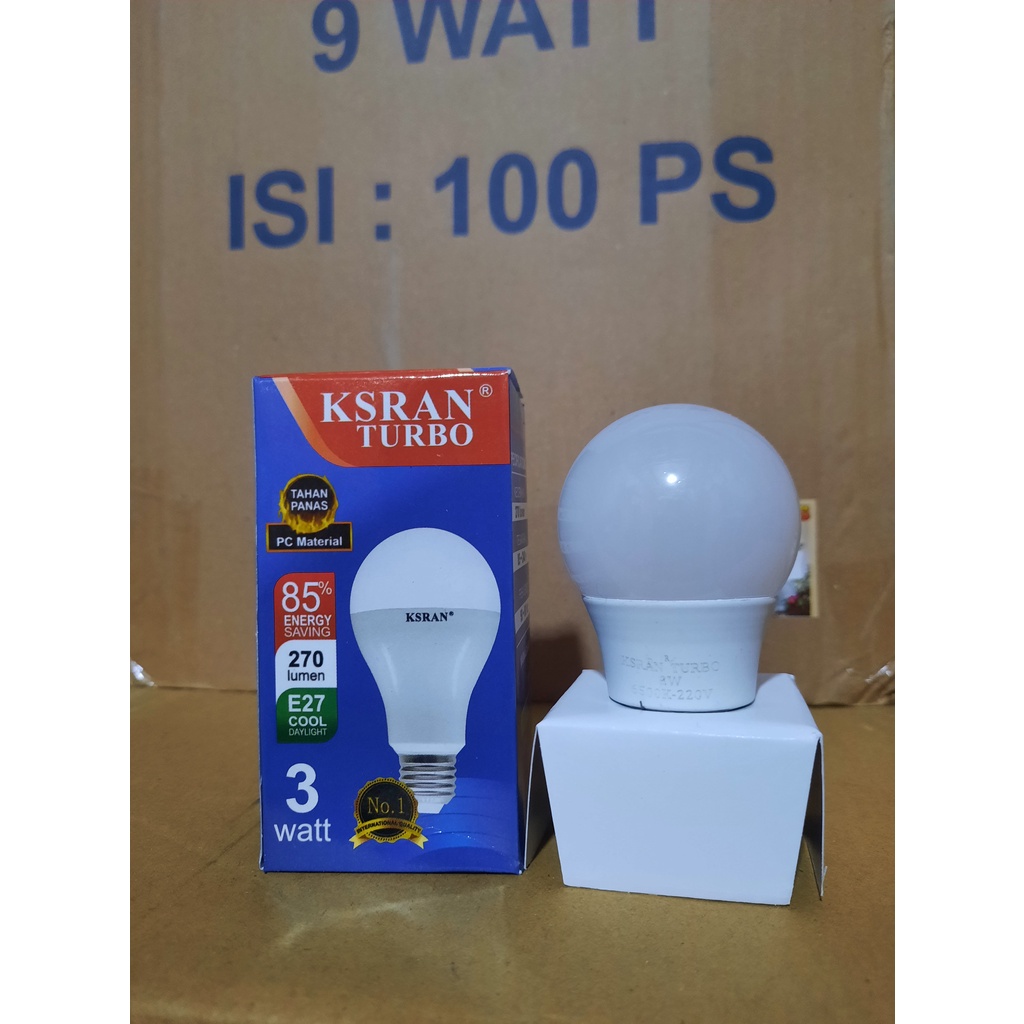 Jual Ksran Lampu Led 3 Watt Turbo Putih Bulb Lampu Led Garansi 3 Watt Shopee Indonesia 3285