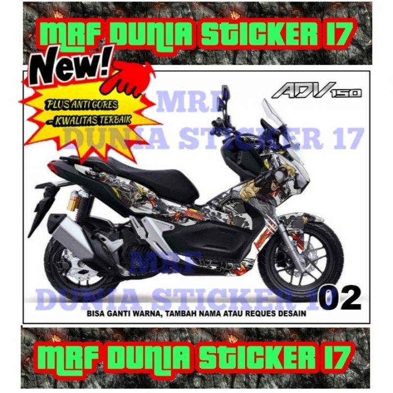 Jual Sticker decal ADV Full Body decal ADV Full body Sticker ADV Full ...