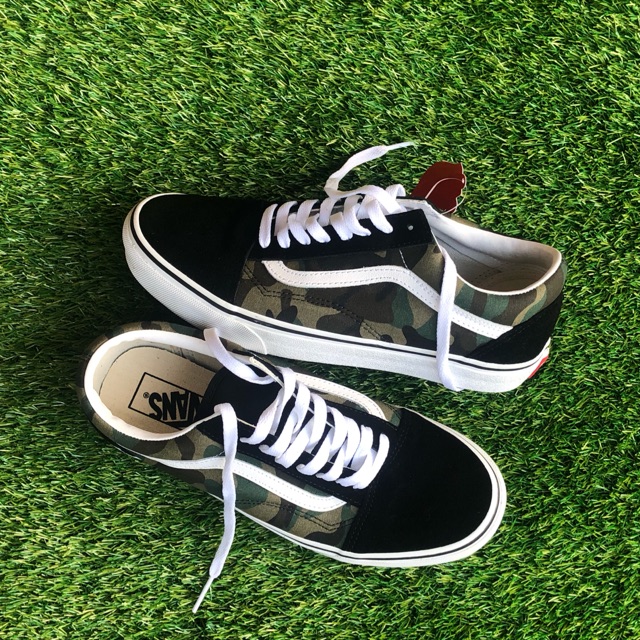 Jual Vans old skool woodland camo Shopee Indonesia