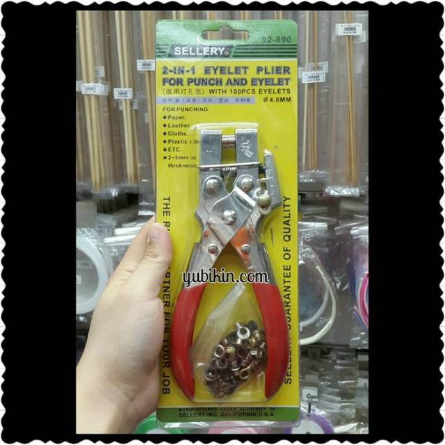 Jual Piece Tang Mata Ayam In Mm Pembolong Sellery Eyelet Plier Puncher Shopee Indonesia