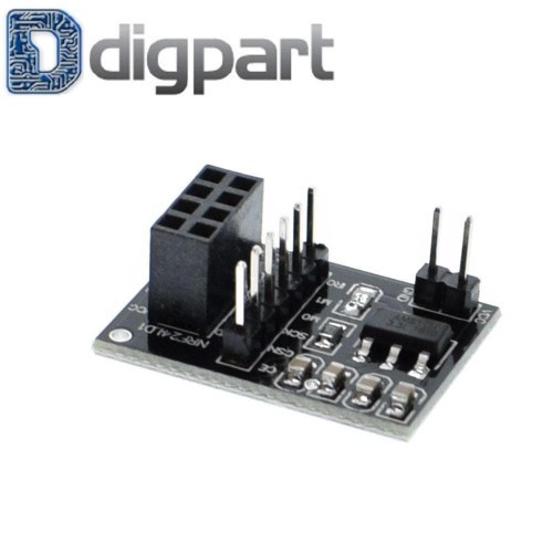 Jual Socket Adapter plate Board for 8Pin NRF24L01 Wireless Transceiver ...