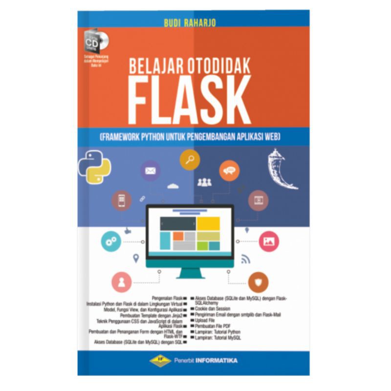 Jual Belajar Otodidak FLASK + CD (Framework Python untuk Pengembangan ...