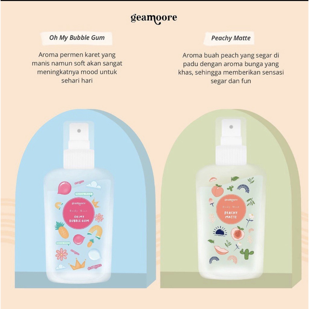 Jual Geamoore Body Mist Parfum 30ml | Shopee Indonesia