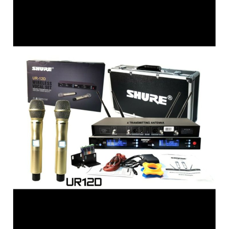 Jual Mic Wireles Shure UR 12D Harga Terbaik Termurah Mei 2024