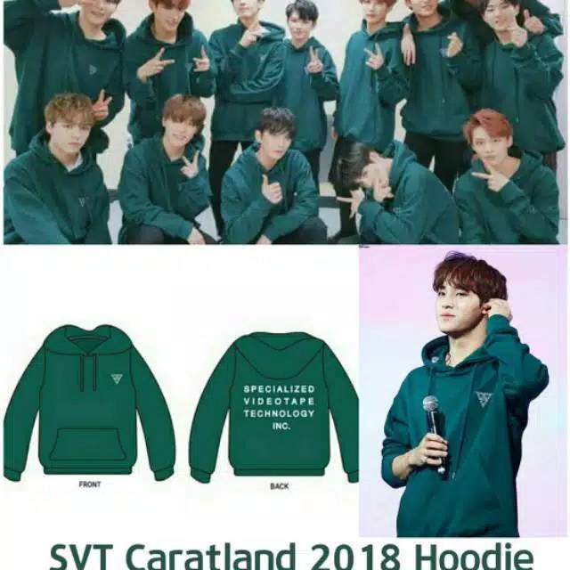 Seventeen hoodie green online