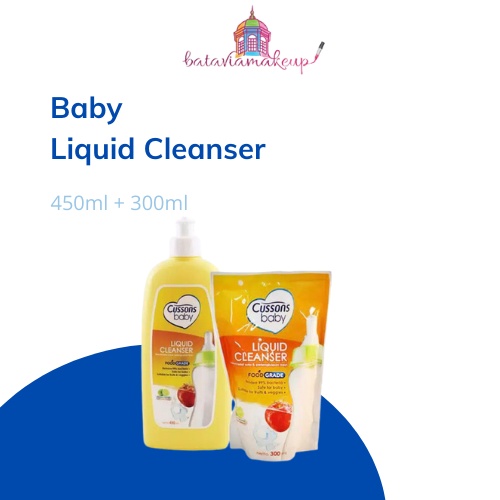 Jual BELI 1 GRATIS 1 Cussons Baby Liquid Cleanser 450ml (BTL) + 300ml ...